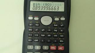 Casio Scientific Calculator Giving Wrong Trig Answers