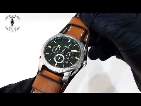 Machine Chronograph Tan Eco Leather Watch FS5962 | Unboxing - YouTube | Quarzuhren