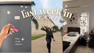 last week at woxsen 💌 | final exams, final memories, final uni vlog