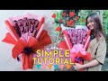 Affordable Chocolate Bouquet Tutorial | Simplest Bouquet Wrapping Technique that You Must Try