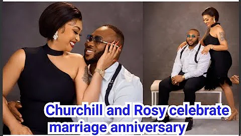 Churchill and Rosy celebrate their marriage annive...