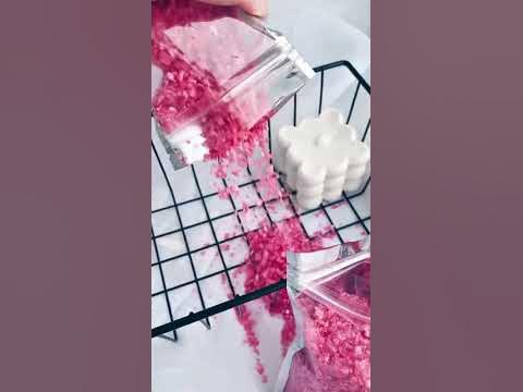 Сияющая соль для ванны с ароматом сандал и ваниль 🤤 - YouTube