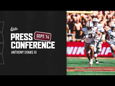 FOOTBALL | Anthony Evans III Press Conference - 9/14/26