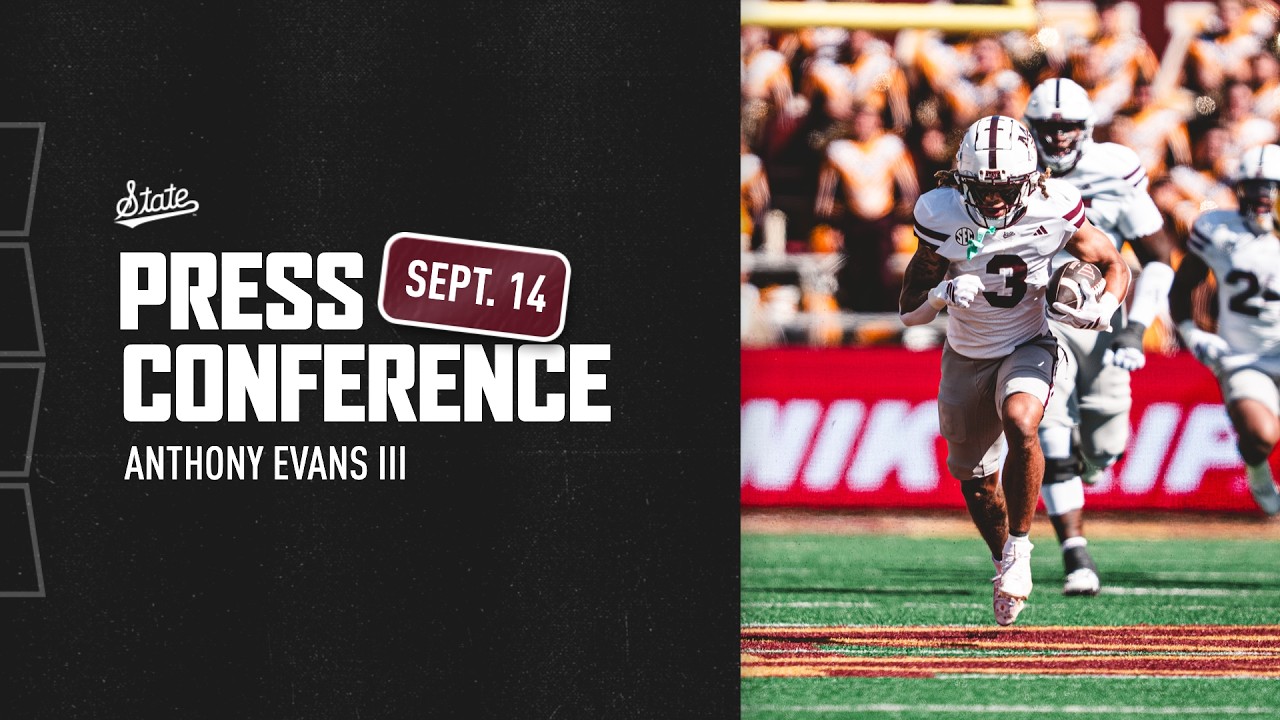 Anthony Evans III Press Conference - 9/14/26 replay thumbnail