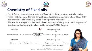Week 4 : Lecture 18 : Raw materials of Herbal Origin: Fixed Oils and Waxes