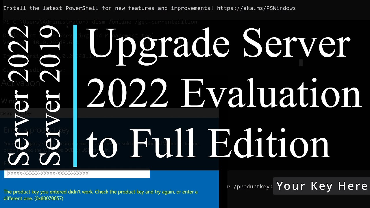 Can't Upgrade Windows Server 2022 Standard Evaluation, 50 OFF