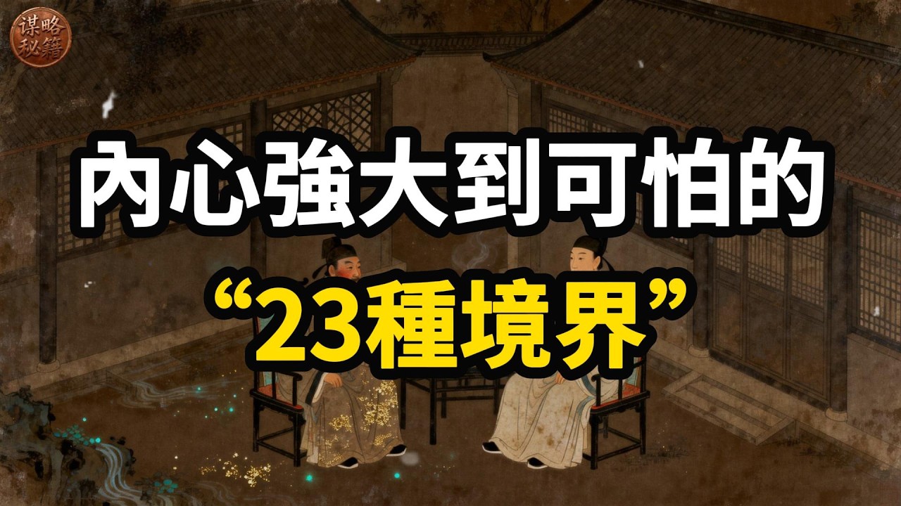 內心強大到可怕的23種境界!#YouTube #谋略秘籍#內心強大 #人生修練 #格局思維 #處世智慧 #東方哲學 #情緒管理 #自我成長 #生命境界 #修心養性