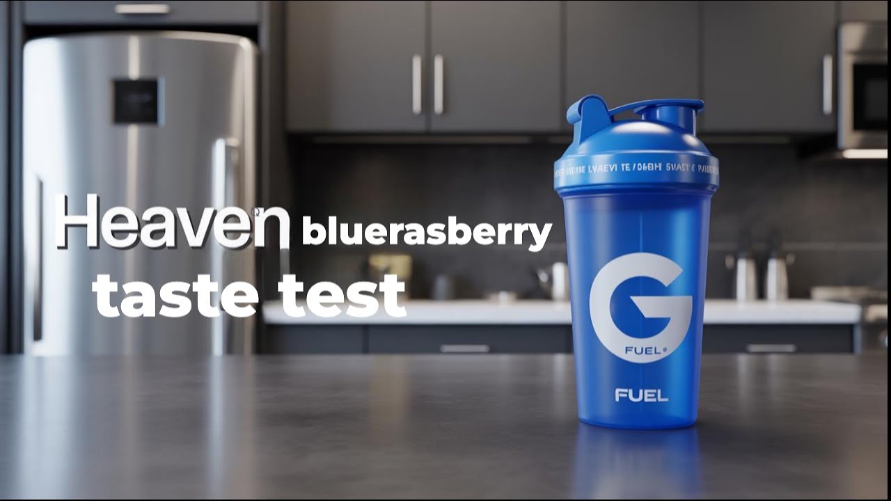 gfuel  heavenly blue raspberry review and taste test