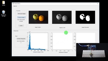 Arduino + Matlab : binarización e histograma de imágenes con potenciometro --