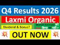 Laxmi Organic Q4 results 2026 | Laxmi Organic results today | Laxmi Organic Share latest News today