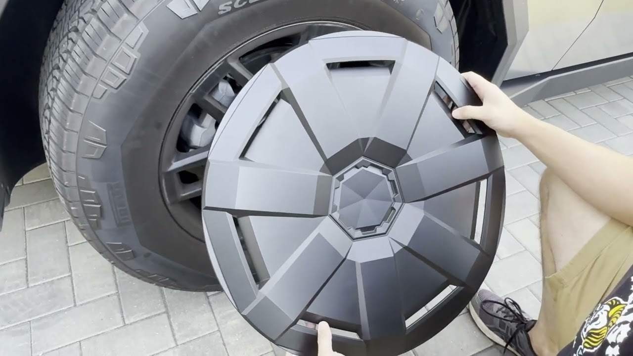 How to remove the Tesla Cybertruck Core Wheel Covers