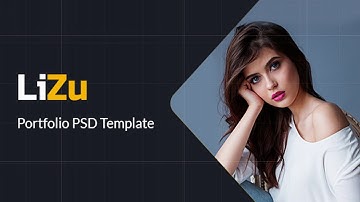 LiZu - One Page Portfolio PSD Template | Themeforest Website Templates and Themes
