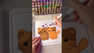 Only 3 Markers? Satisfying Cat Coloring Book