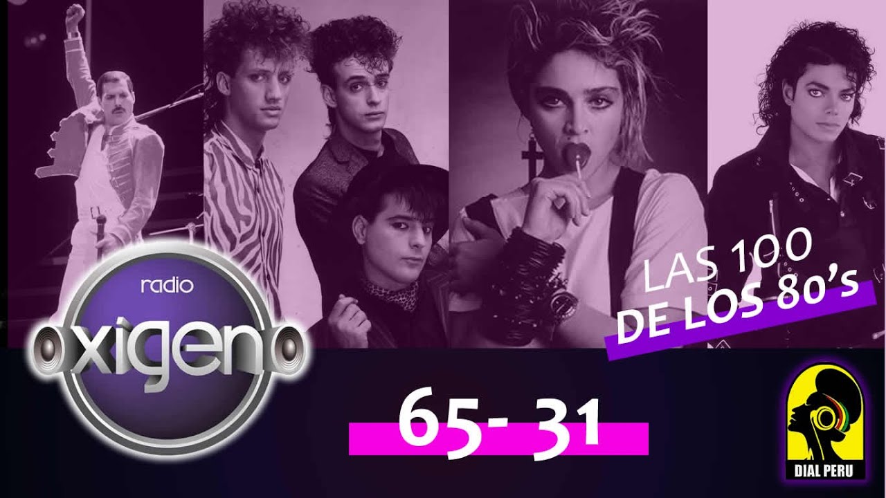 Las 100 de los 80's de Radio Oxigeno (65 31) YouTube