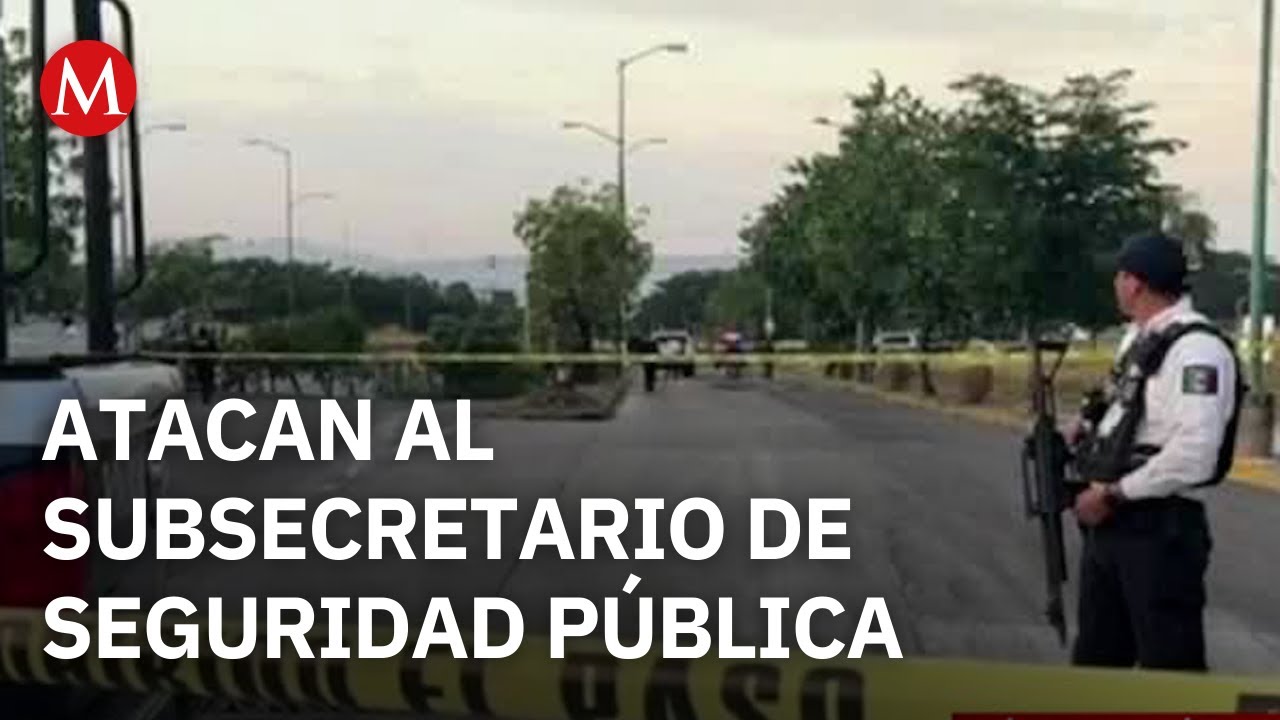 Atacan a balazos al subsecretario de Seguridad Pública de Colima