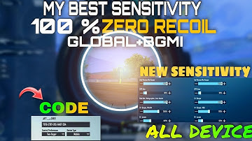 New Update 1.9.0 !! Best Sensitivity Code + Control Setting PUBG Mobile | BGMI After Update 1.9.0