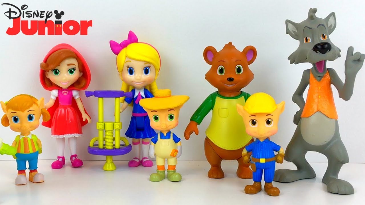 GOLDIE SI URSULET REZOLVA CAZURILE PRIETENILOR LOR DIN PADURE - HUMPY CEI TREI PURCELUSI SI LUPUL