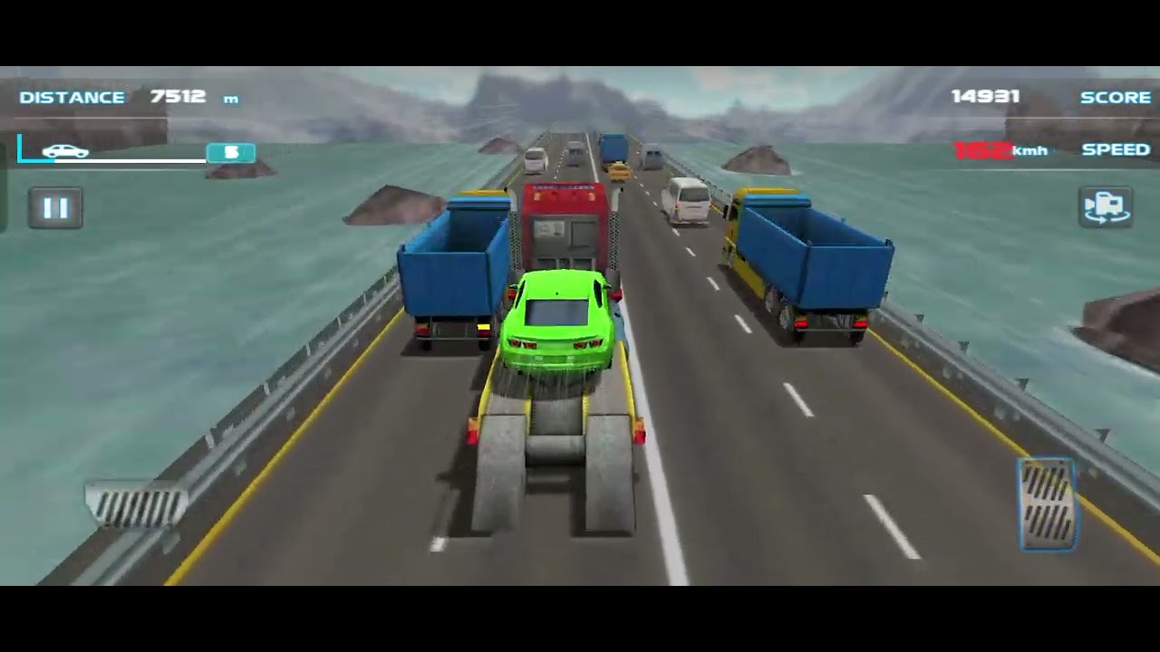 turbo driving 3D racing gameplay in android game #gaming
