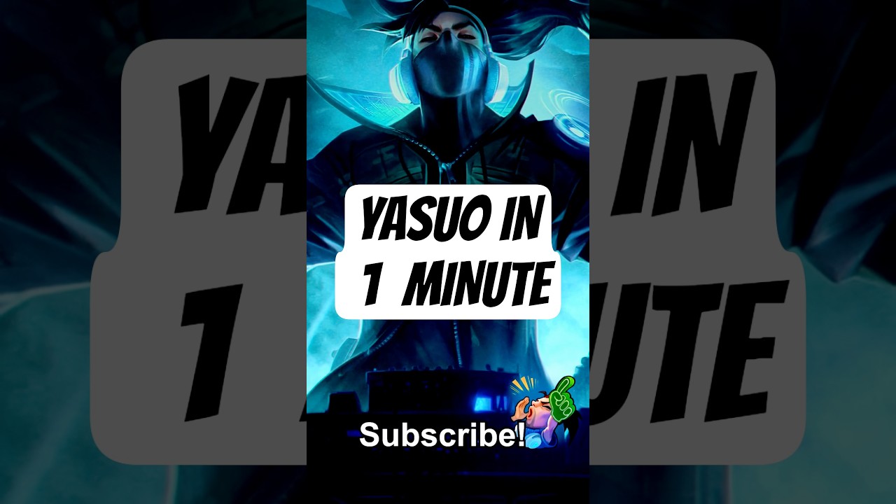 ЯСУО ЗА 1 МИНУТУ 💥 Ясуо Гайд, Комбо, Руны и Сборка 💥