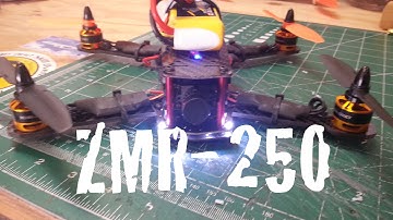 ZMR250 CF mini quad test flight