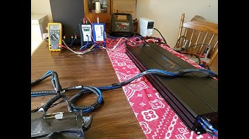 Cosmos Audio EP-5500.1 Amp Dyno using an Amm-1 on my Custom Made Load Tester