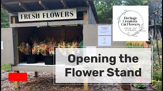 Opening the Flower Stand