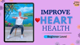 15-Min Seated Cardio | Guided Chair Exercises With Music For Seniors