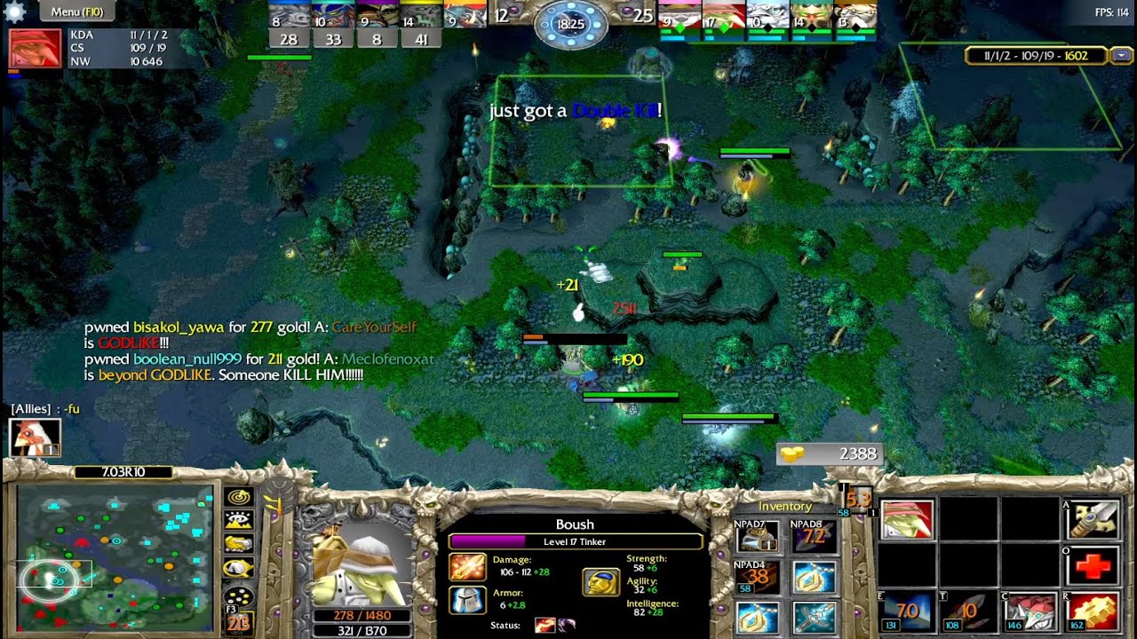 DOTA 1 Tinker Boush Beyond GODLIKE #17