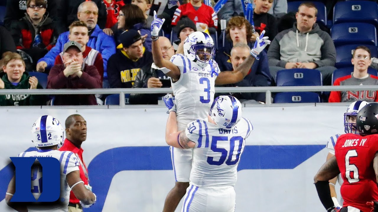 T.J. Rahming Gifts the Blue Devils a Fabulous TD Reception
