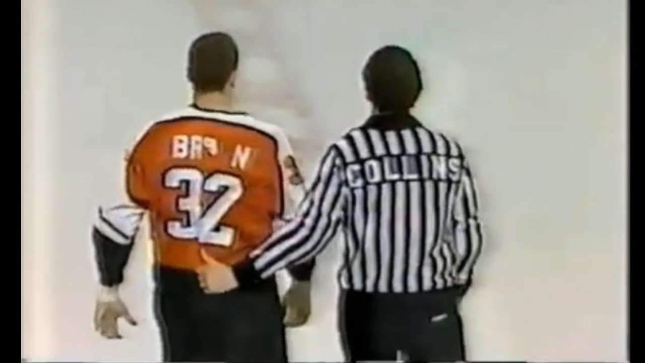 Flyers - Bruins 3/12/83 Brownie's 1st NHL game