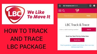 HOW TO TRACK AND TRACE LBC PACKAGE| LBC TRACK AND TRACE| LBC TRACKING| Apple Grayne Tutorial screenshot 1