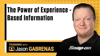 The Power of Experience-Based Information with Jason Gabrenas | Snap-on Diagnostics UK