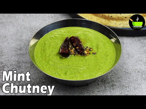Mint Chutney Recipe | Pudina Chutney | Quick Mint Chutney | Side dish for Idli Dosa Chaat | Chutney | She Cooks
