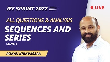 JEE Main 2022 (1st attempt) | All Questions and Analysis - Maths | Sequence and Series