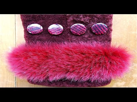 Как пришить пуговицу на пальто, шубу, дубленку - YouTube