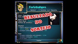 TRANSFORMICE | RESULTADO DO SORTEIO