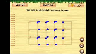 Juego de Atención y Pensamiento Lógico - Retos con CERILLAS y CUADRADOS screenshot 4