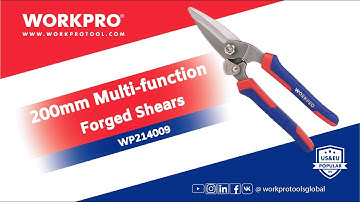 Unleashing the POWER of WORKPRO 200mm Multi-function Forged Shears! ✂️