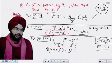 Mathematical Induction || Prove that 7^n-3^n is divisible by 4.