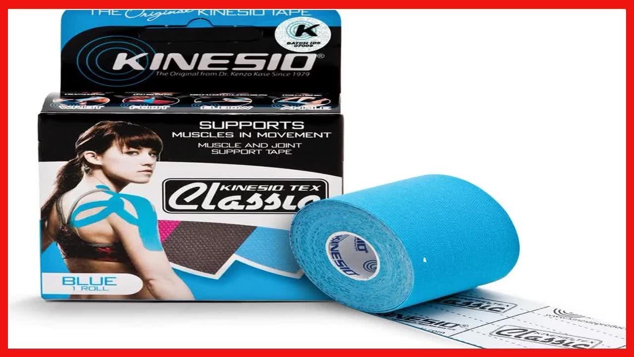 Great product -  Kinesio Taping - Elastic Therapeutic Athletic Tape Tex Classic - Blue – 2 in x 13 f