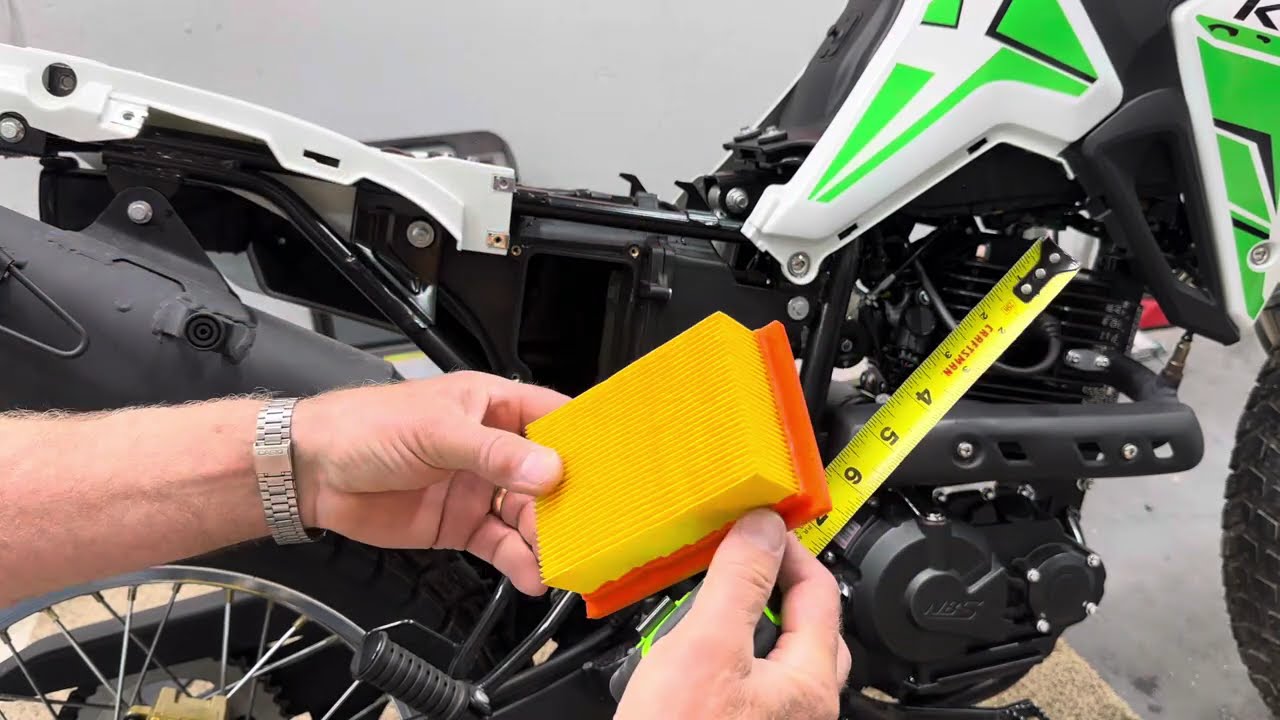 Обслуживание воздушного фильтра LIFAN KPX 250 — как это сделать #dualsport #adventure #motorcycle...