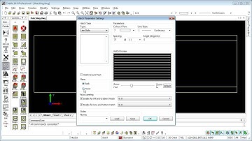Hatching 1/4 in Caddie AEC Architecture .dwg software