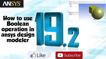 Ansys workbench tutorial in hindi | Boolean | in ansys design modeler.