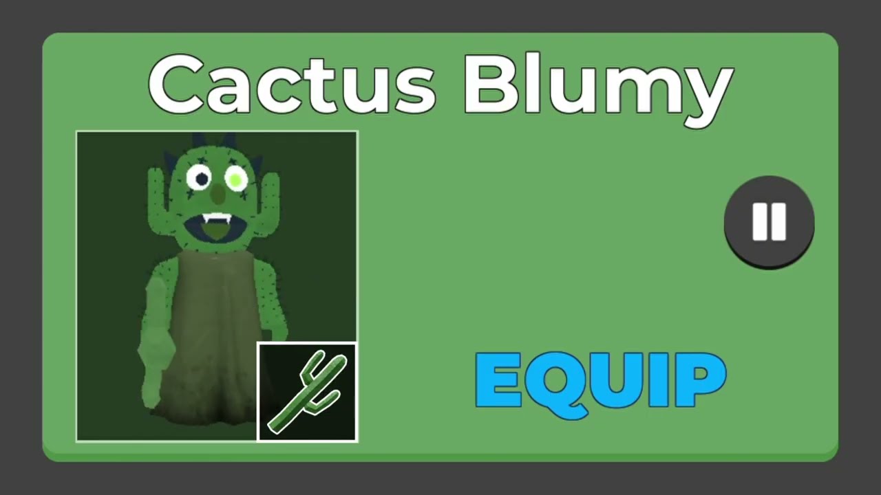 Roblox Puppet ~ Cactus Blumy Theme 🌵 ~ [Fan Made Skin] 🎵