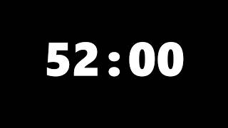 52 Minute Timer (Silent) - Visual Countdown for Extended Focus & Tasks