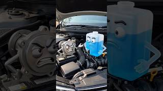 Washer Tank vs Water Pump | Asli Galti Kis Ki Hai🤔🚗 #shortvideo #trendingvideo #viralvideo #aivideo