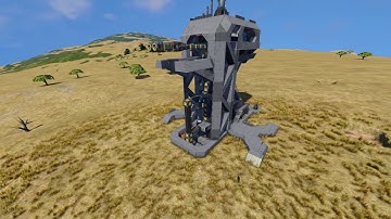 Space Engineers Automatic Mining Facility Demo