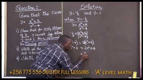 A-level Pure Mathematics.By Mr kanyike Fransis E-learning project Uganda like and subscribe