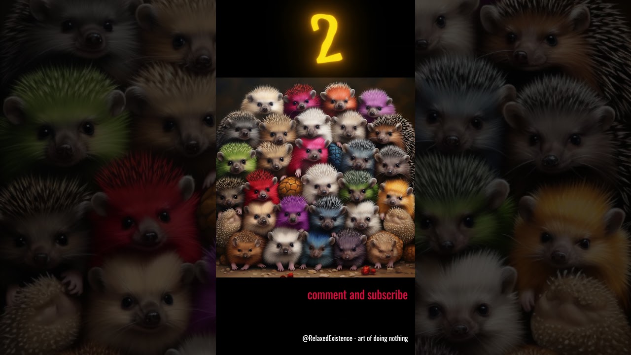 Baby hedgehogs... How many...? Are you fast? We will check it daily ...