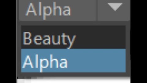 Create separate Alpha Pass in Maya Arnold